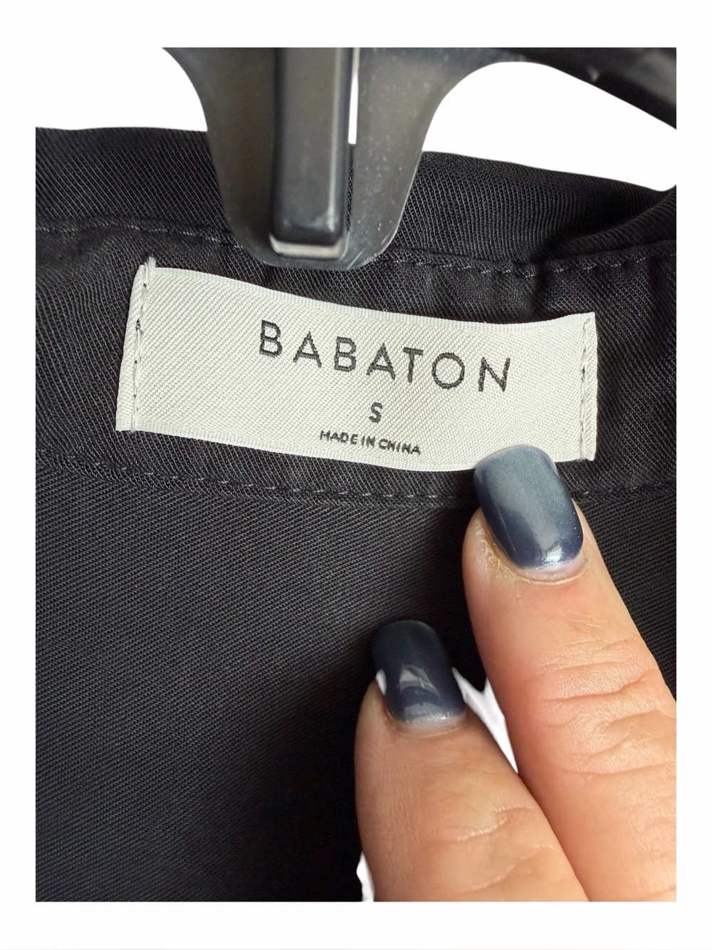 Babaton Aritzia Women’s Black Long Sleeve Button Down “Utility Blouse” SZ Small. - Picture 3 of 10